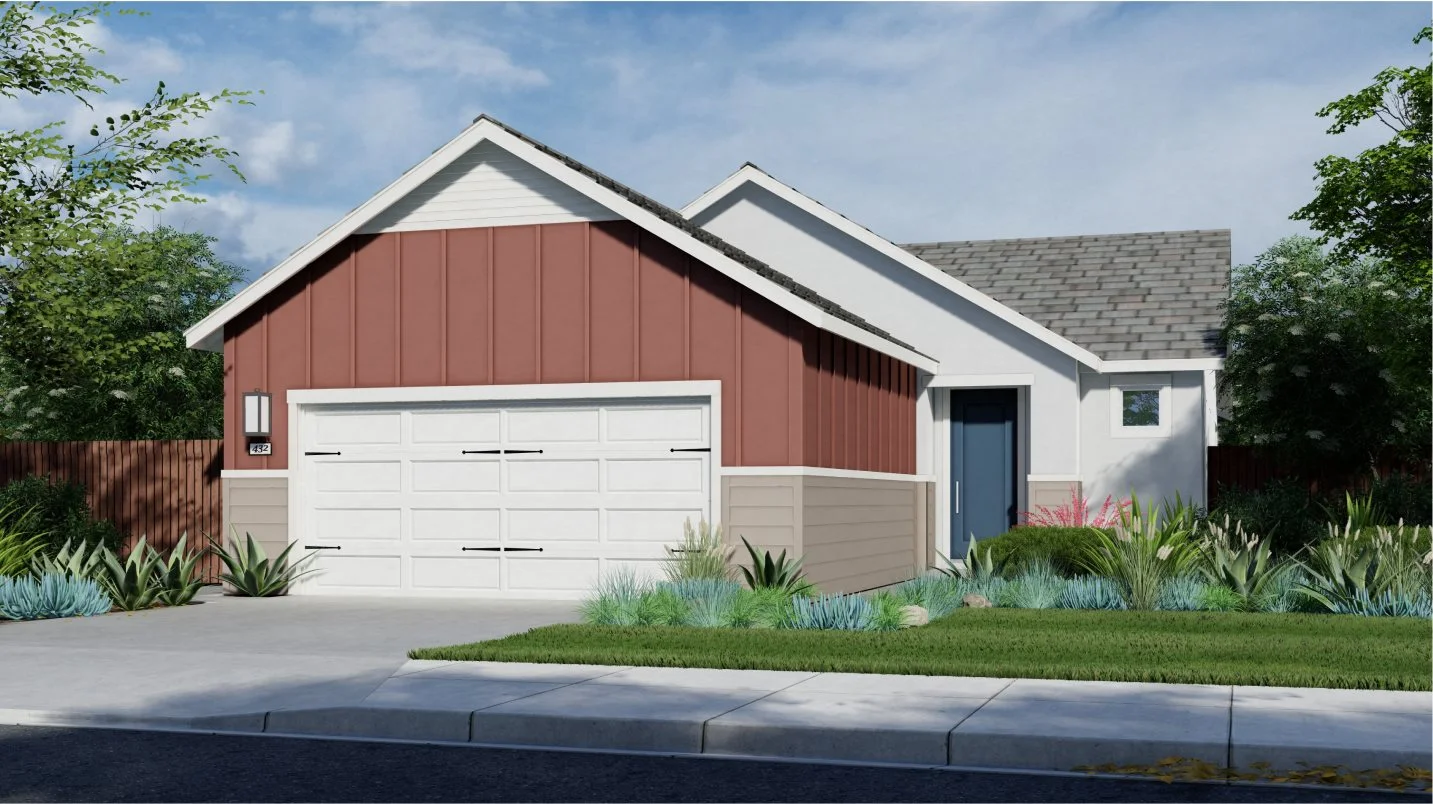 Residence 1251 Elevation A - Classic Farmhouse