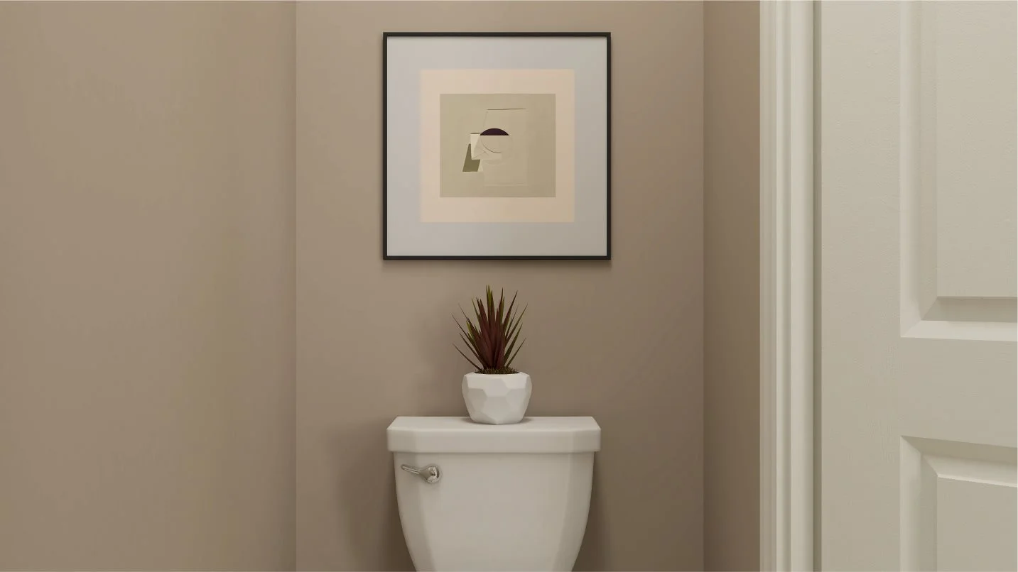 Aster powder room