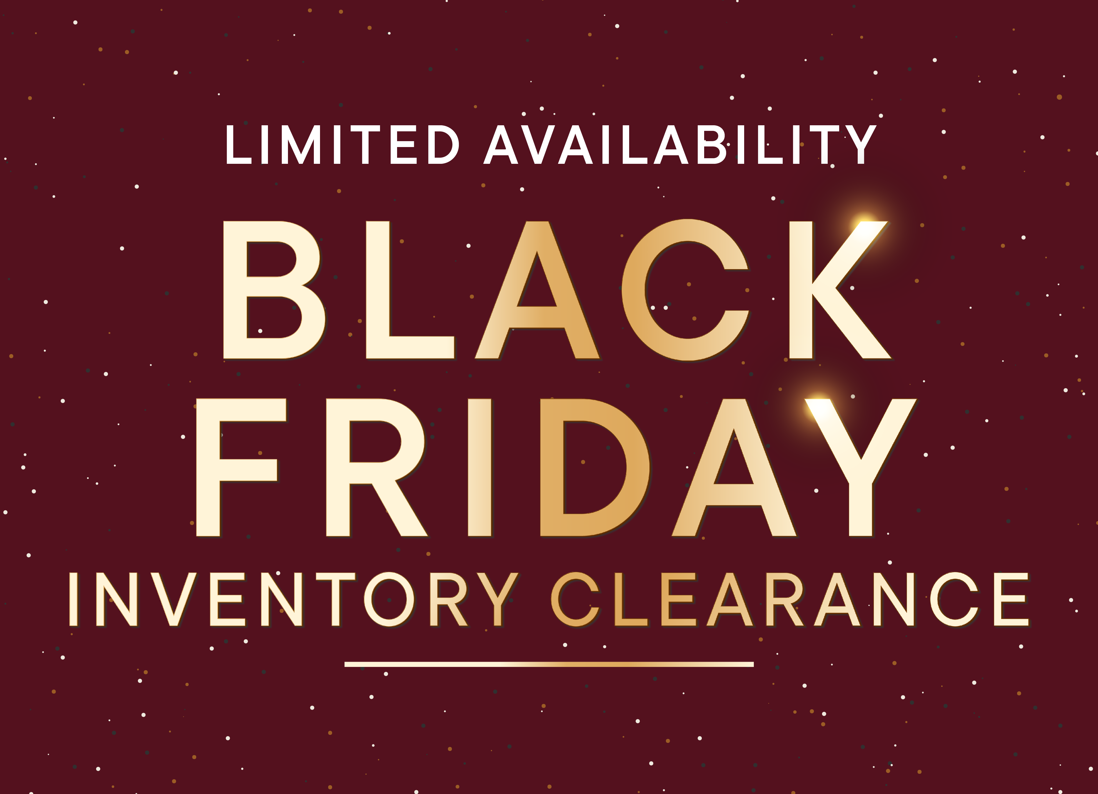 Black Friday Inventory Clearance