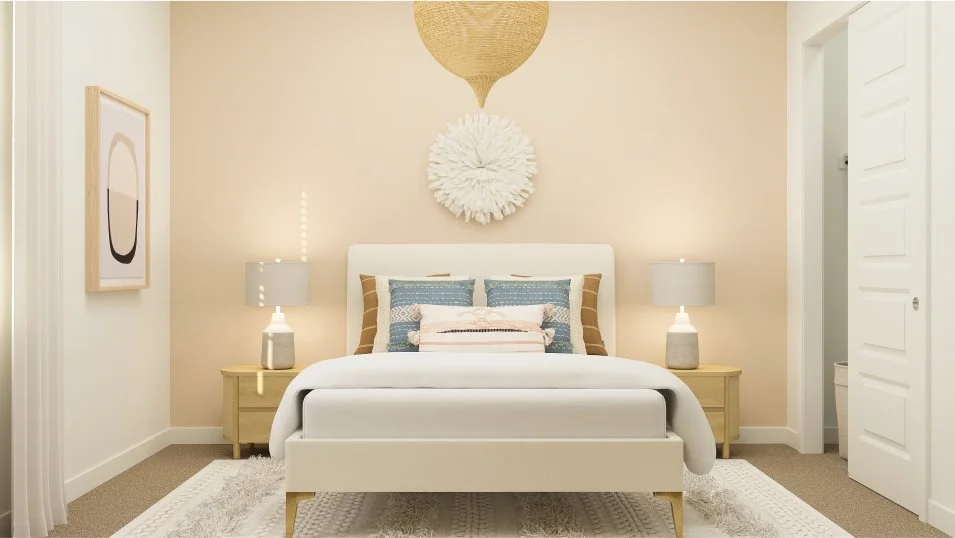 Bedroom 3 styled as a guest room