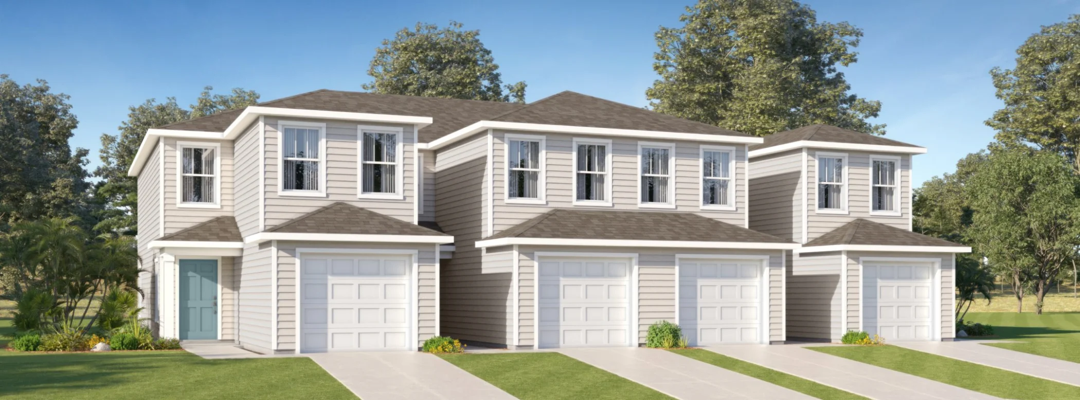 Lakeside Townhomes streetscape