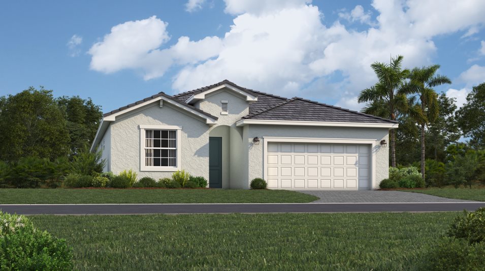 An American-inspired exterior
