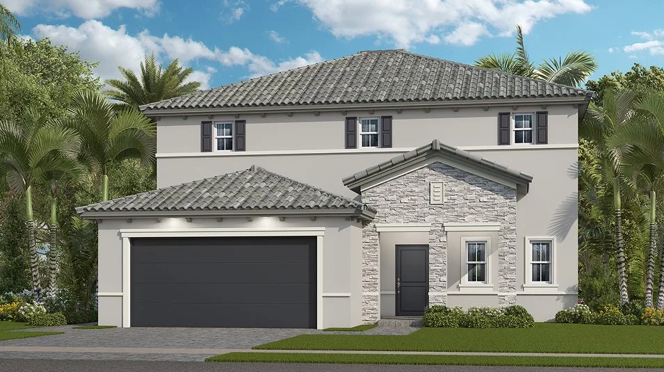 A contemporary-inspired exterior