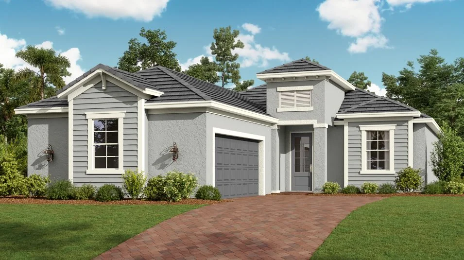 A modern coastal exterior