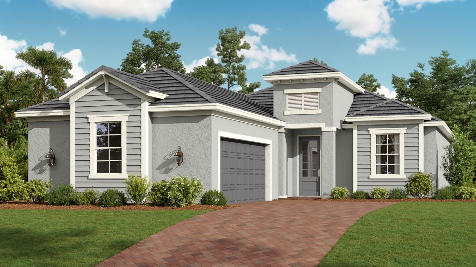 A modern coastal exterior
