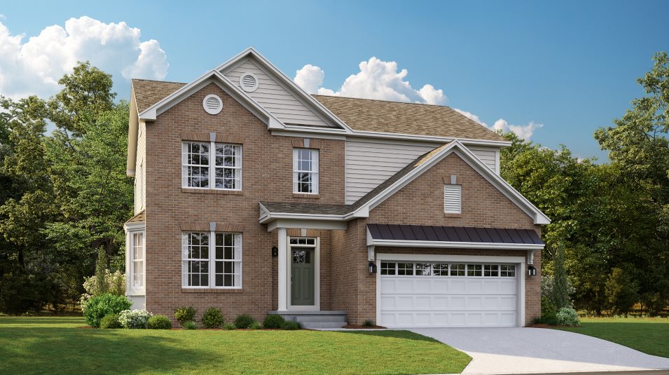 Somerset Exterior Rendering Classic with Brick