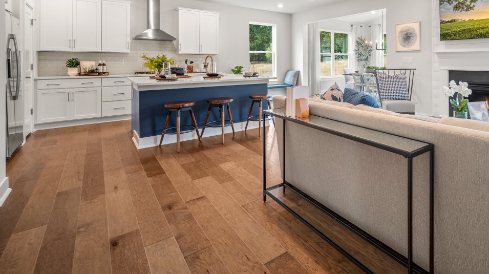 Wide plank flooring