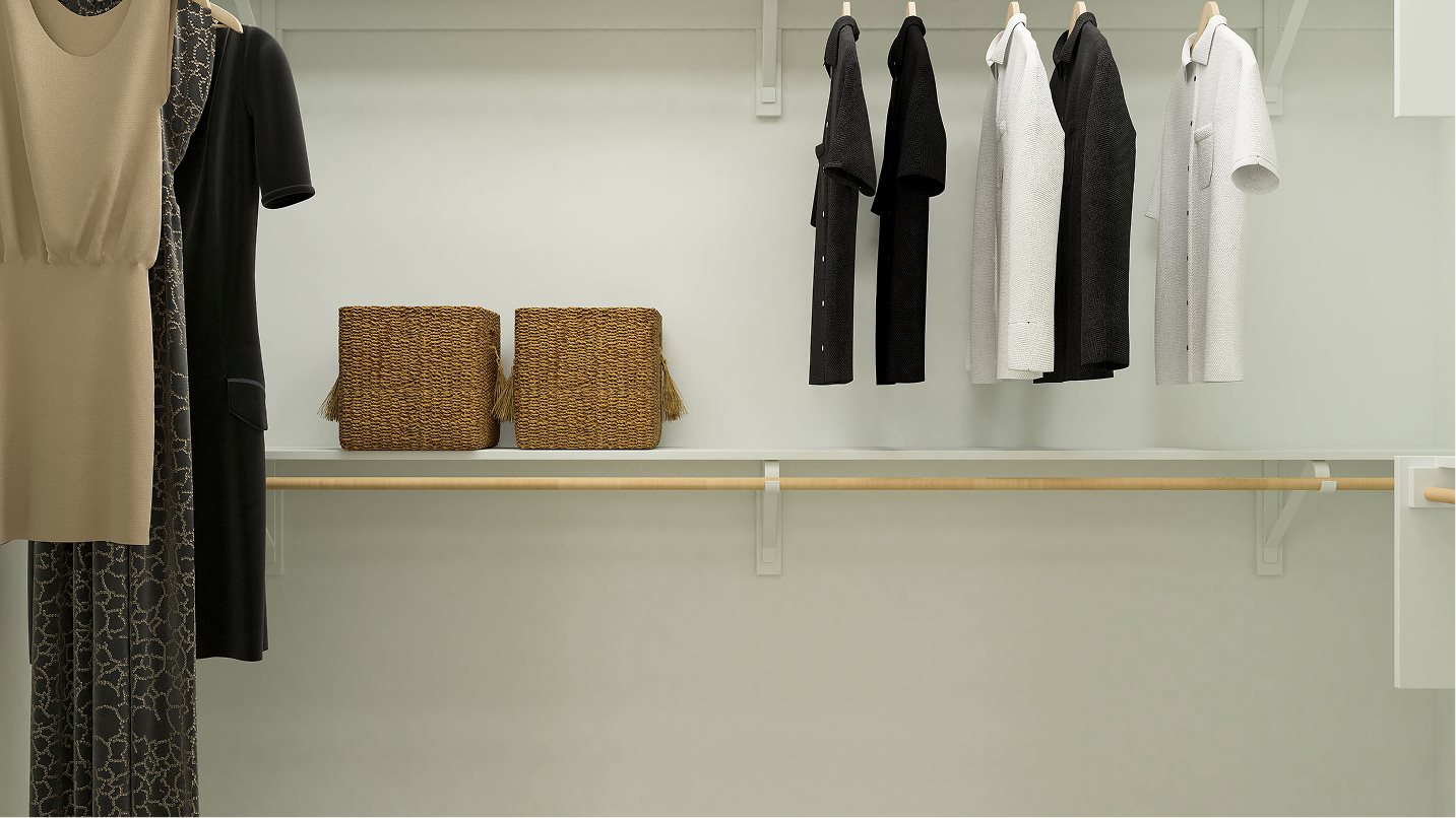 Owners suite walk in closet