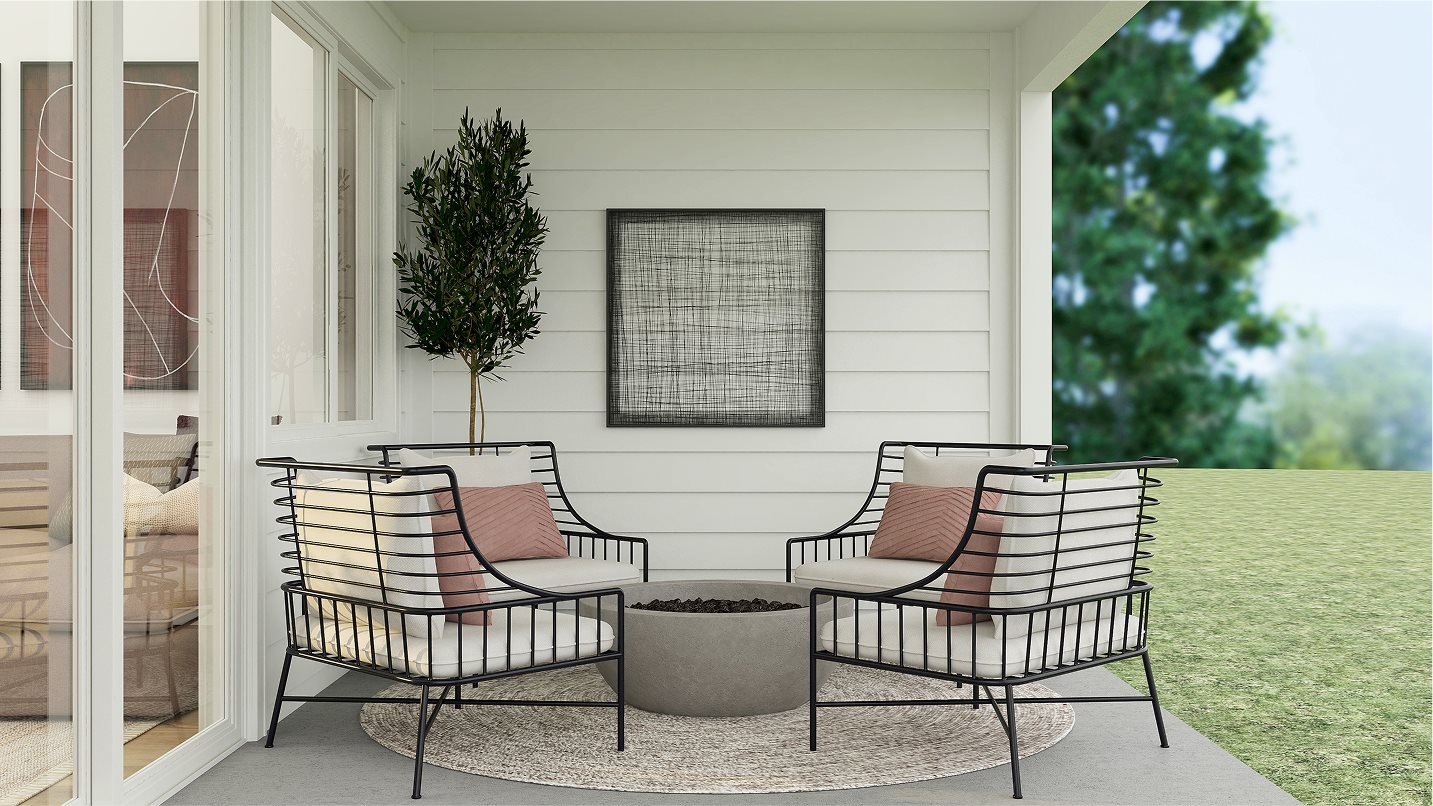 Huckleberry covered patio