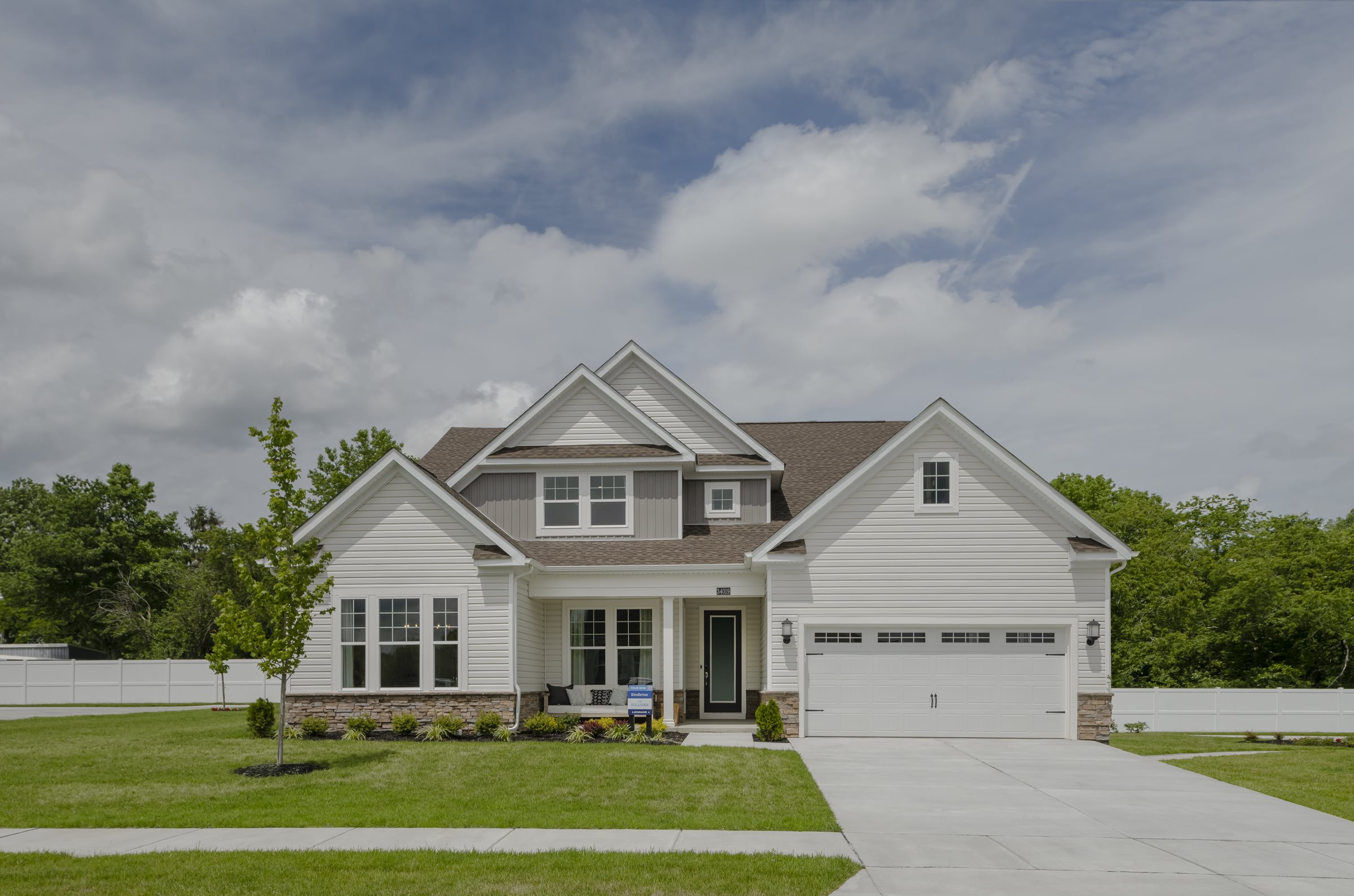 IMAGE: Single-family exterior from Kindleton in Lewes, DE.