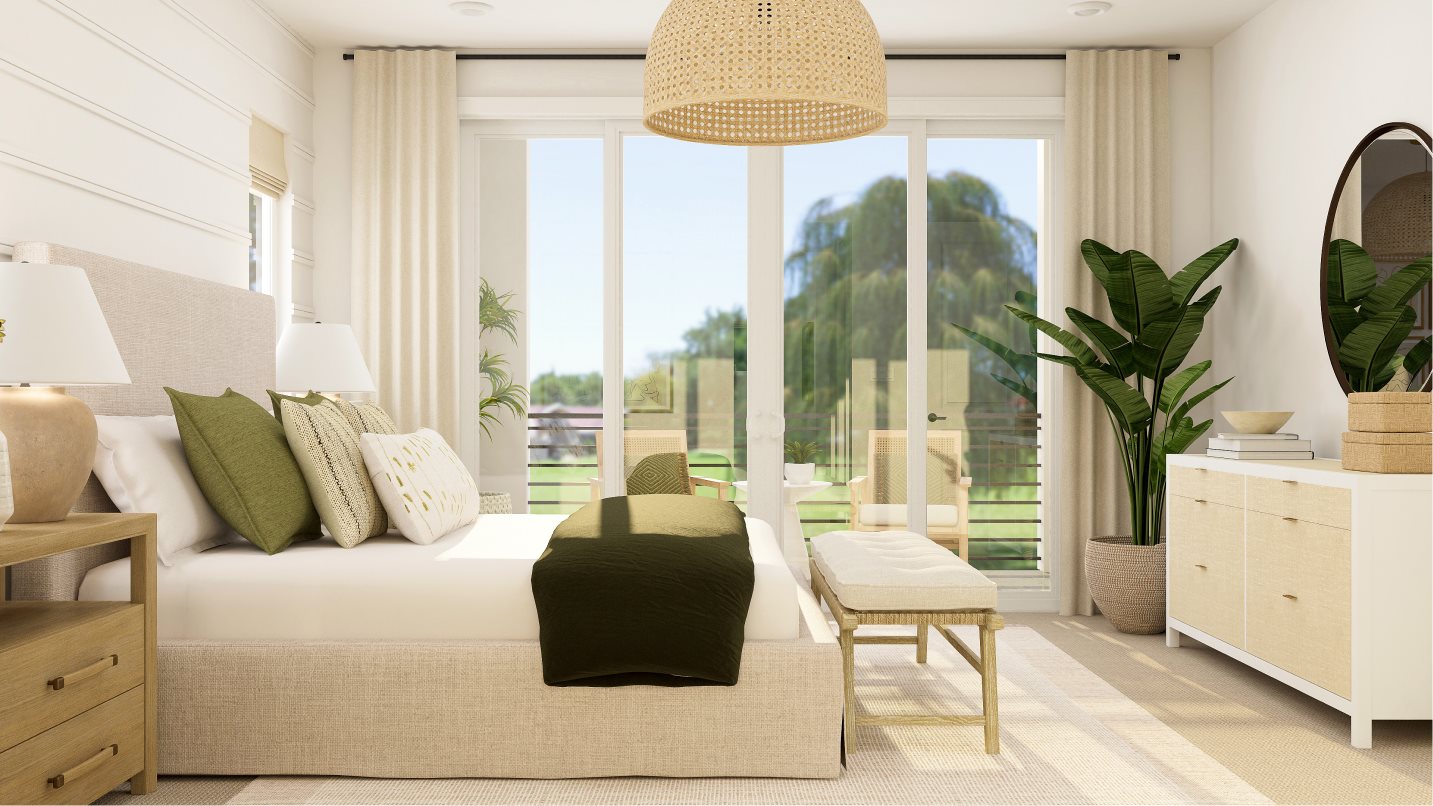 Owner's Suite with natural light