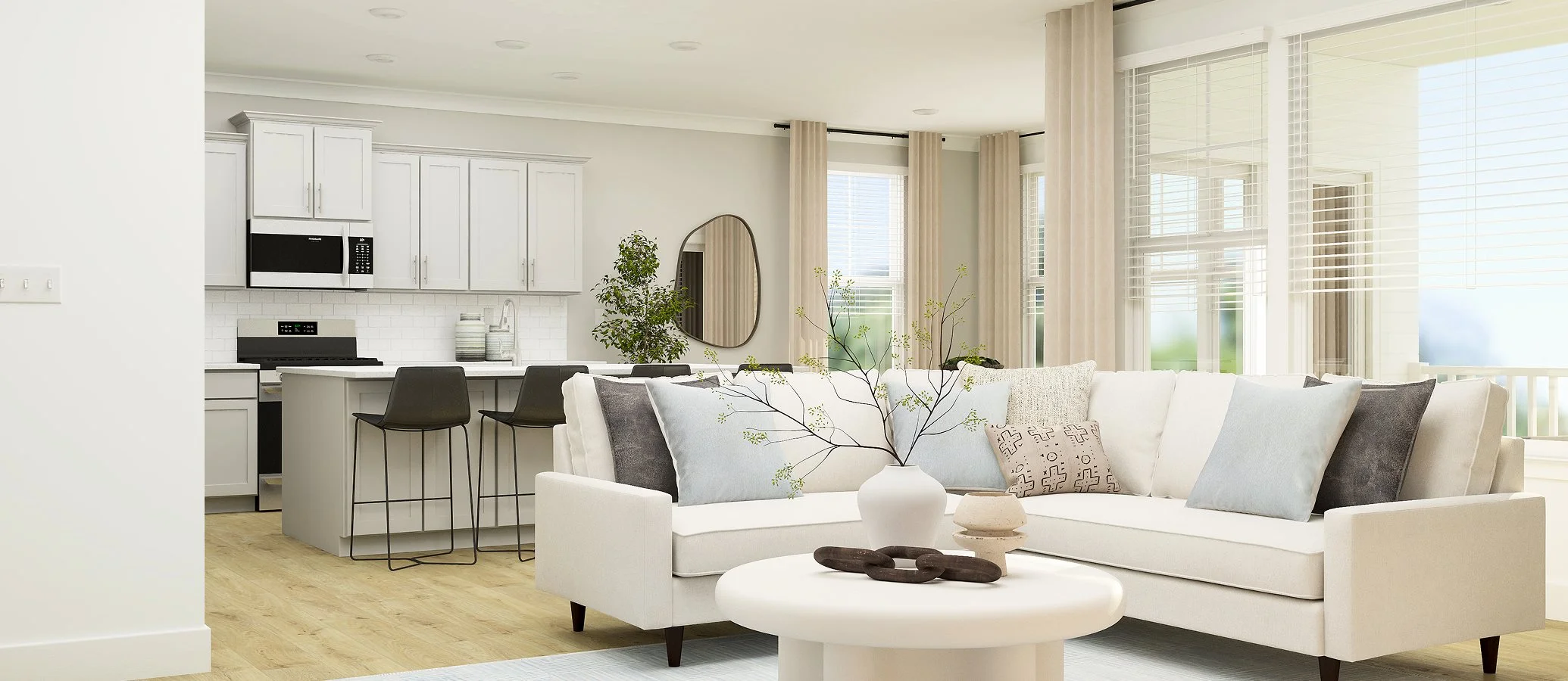 Chesapeake Slab Family Room