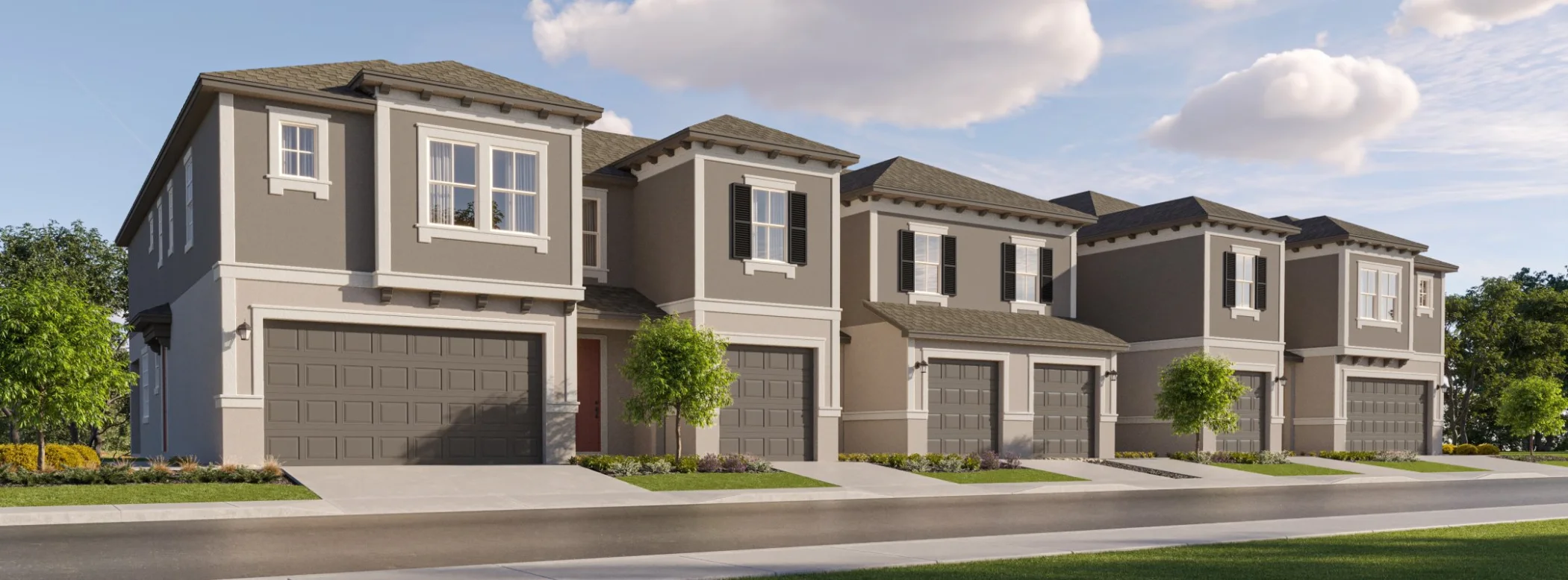 Townes at Cross Creek Shared Exteriors