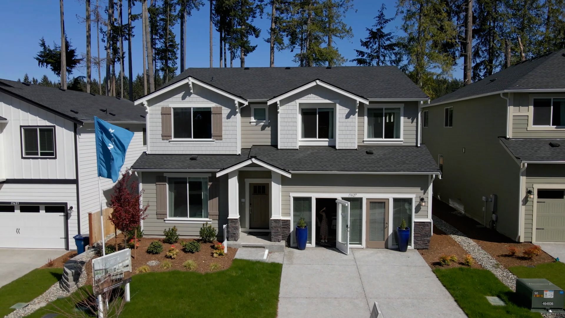 Still of homes from the video