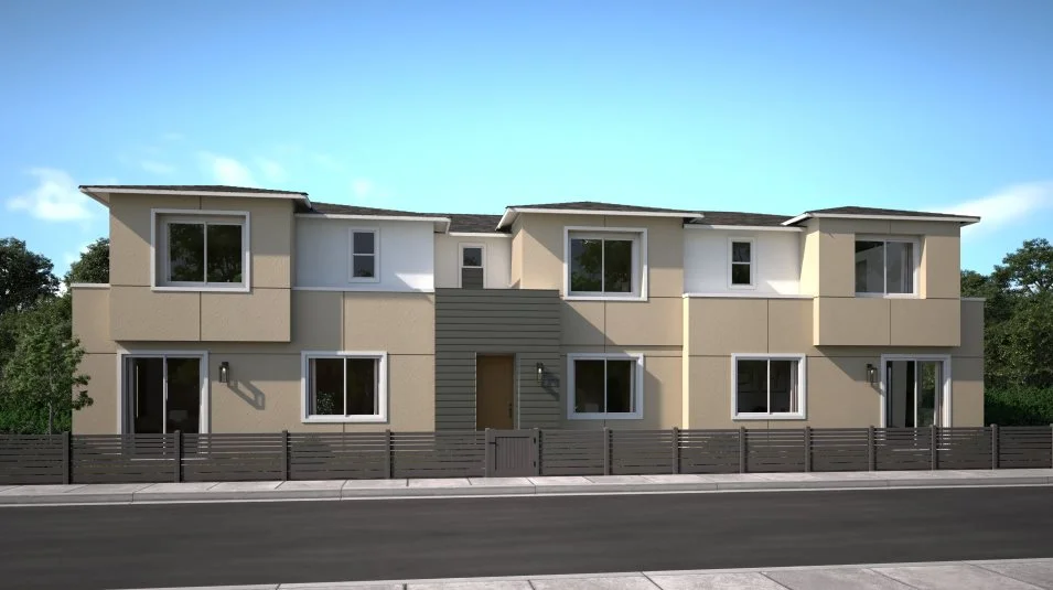 3-Plex townhome exterior