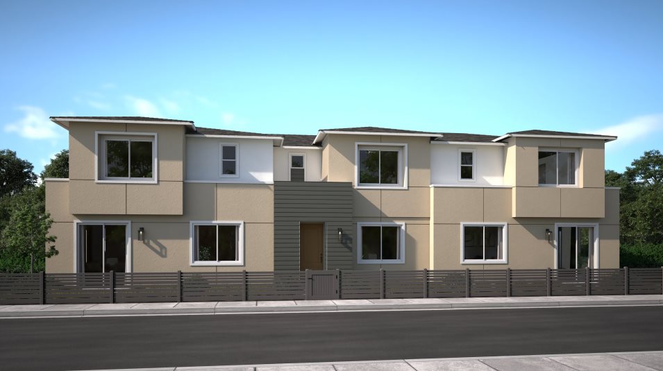 3-Plex townhome exterior