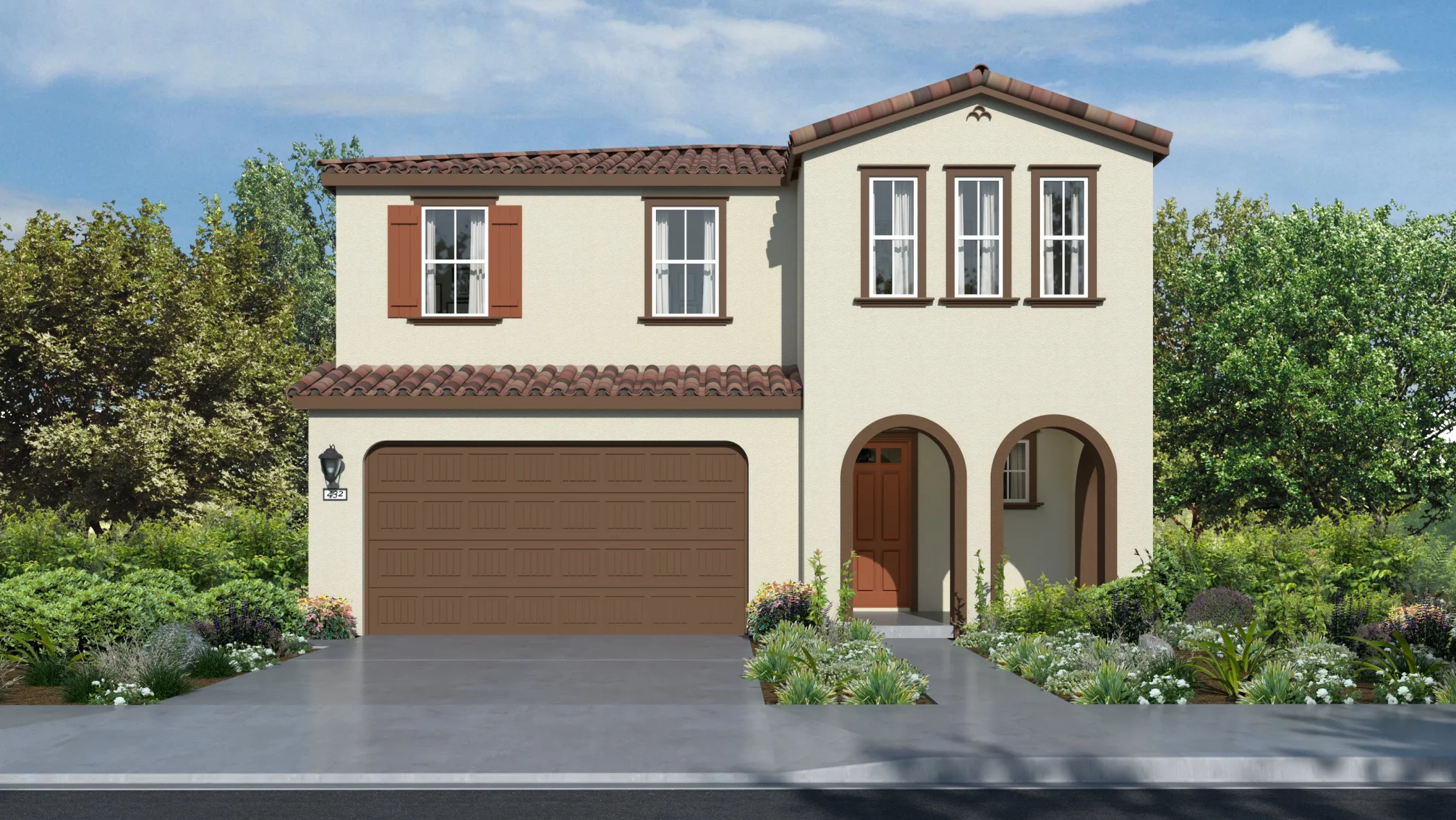Spanish Exterior for Plan 1945