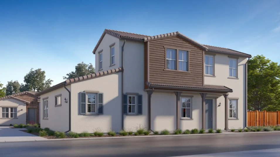 Spanish ranch style home exterior