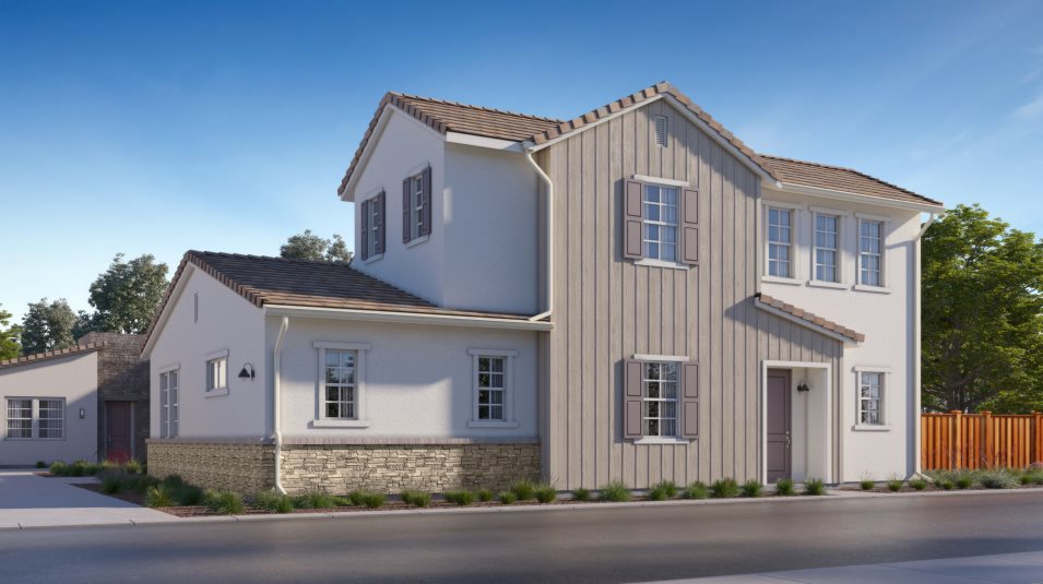 Wine country-style home exterior
