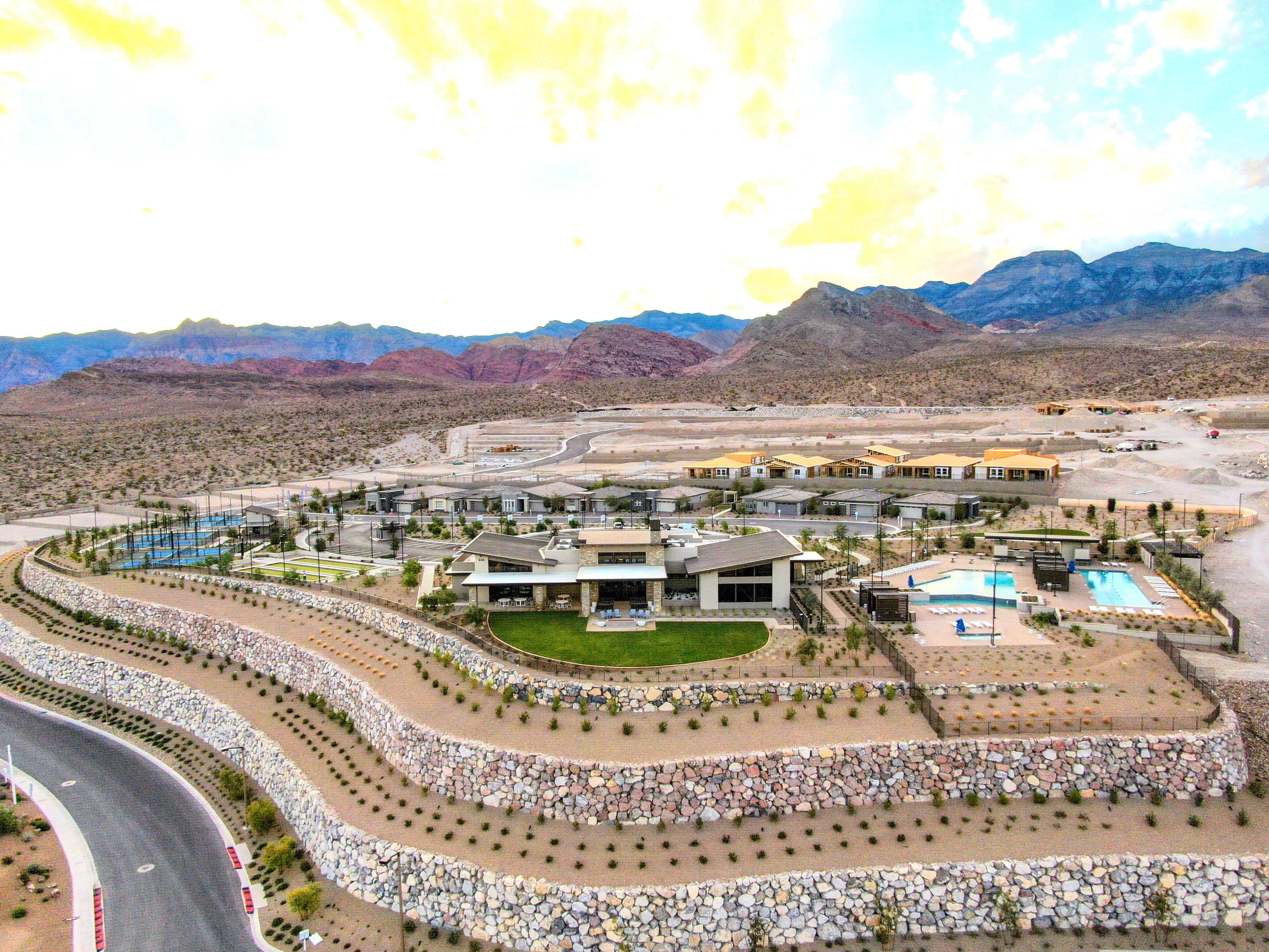 Heritageat Stonebridge Summerlin Aerial Clubhouse 2of71
