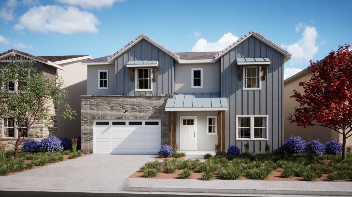 Farmhouse home exterior