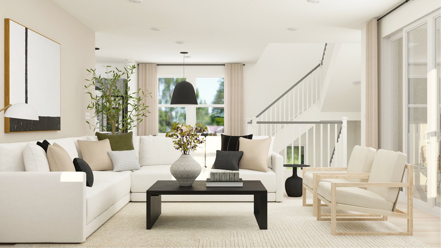 Great Room with convenient outdoor access 