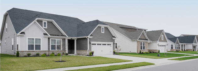 Exterior of Lennar single family home