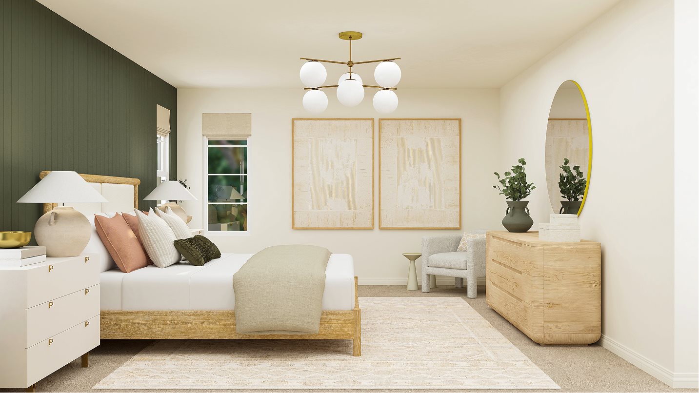 Residence Three Owner's Suite Bedroom
