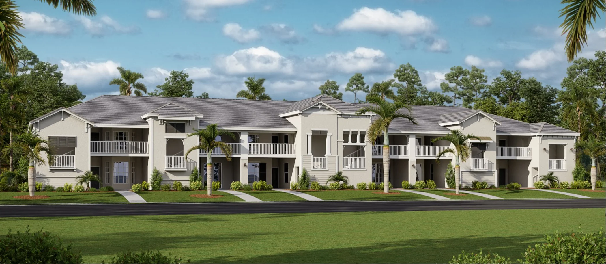 Heritage Landing: Veranda Condominiums streetscape