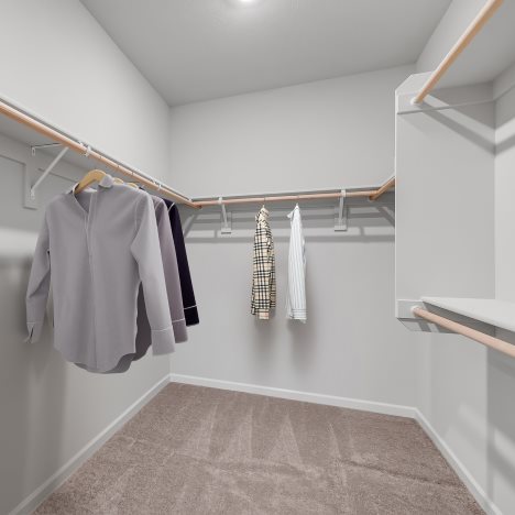 Camden owners walk in closet