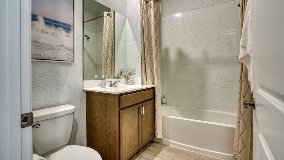 Larkspur second bathroom