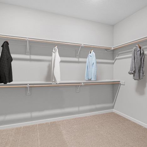 Deschutes owners walk in closet