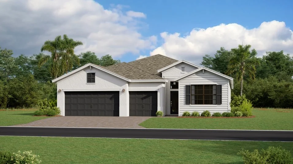 A ranch-inspired exterior 