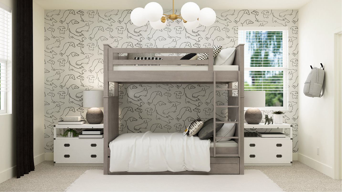 Bed2 styled with bunk beds