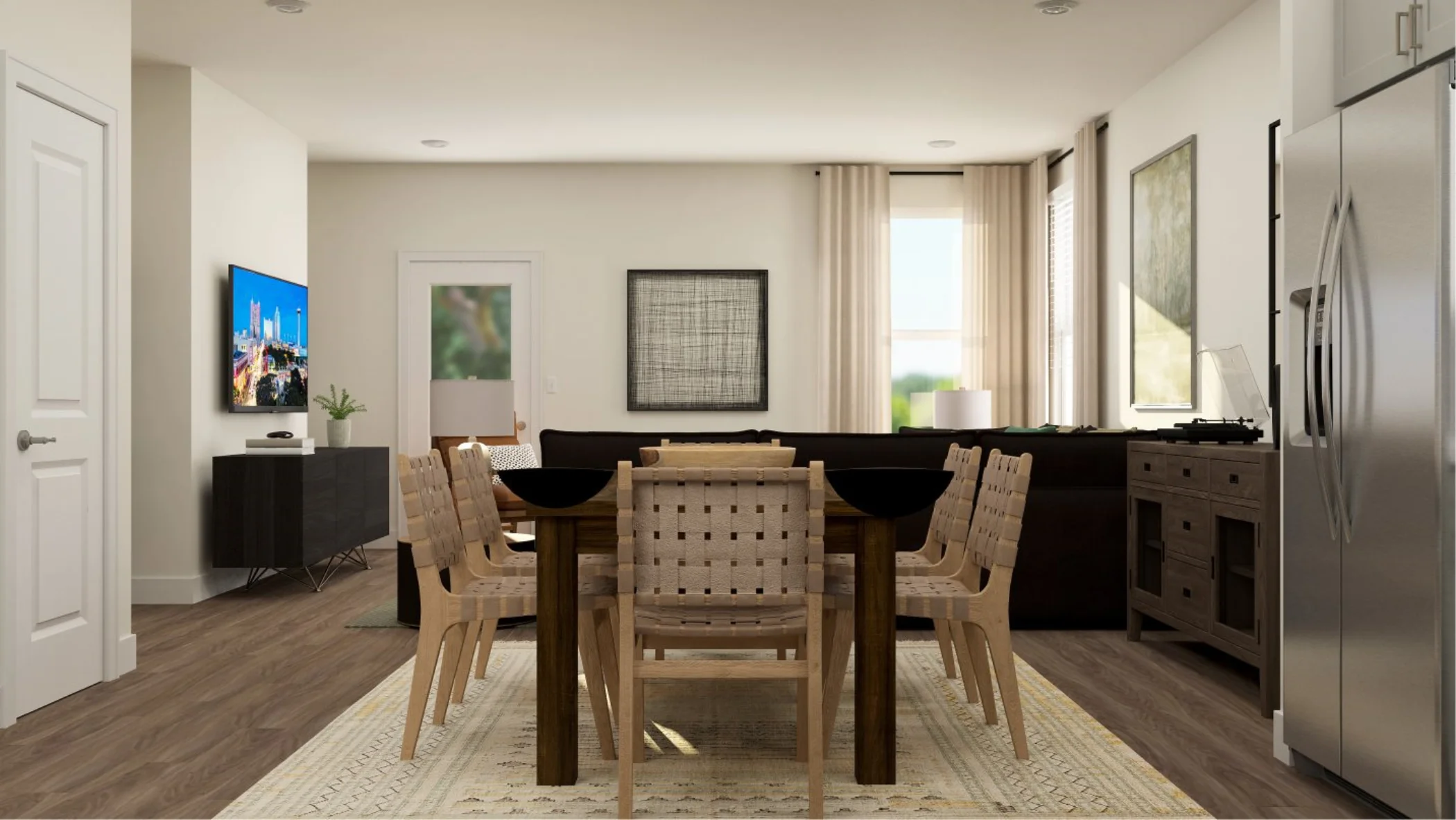 Mendocino plan breakfast nook