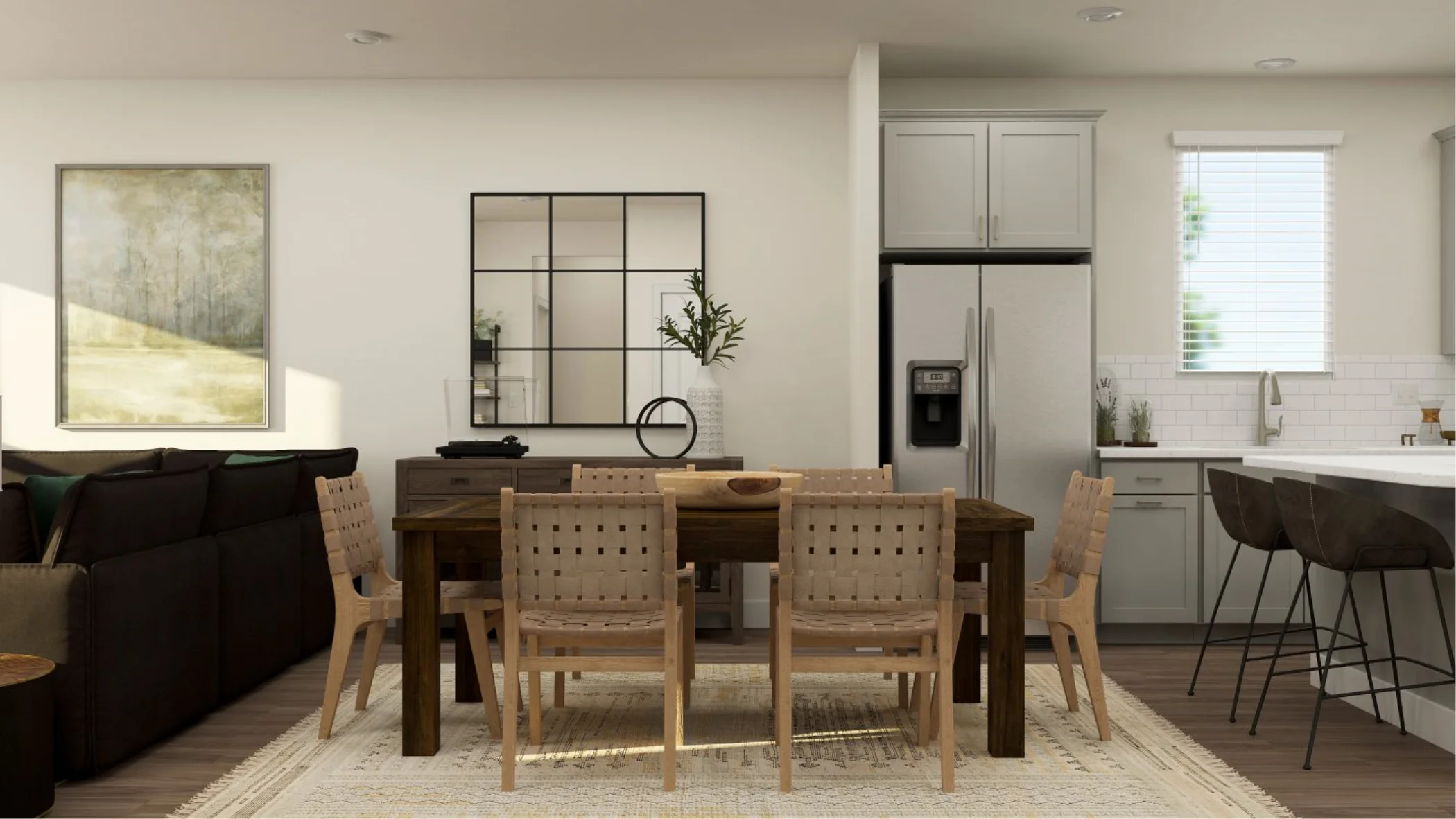 Mendocino plan breakfast nook