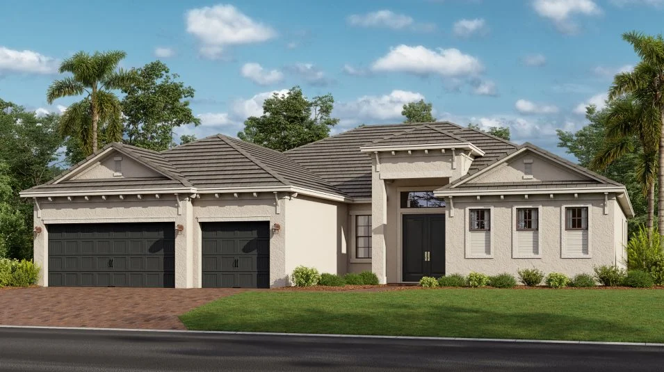 A ranch-inspired exterior 