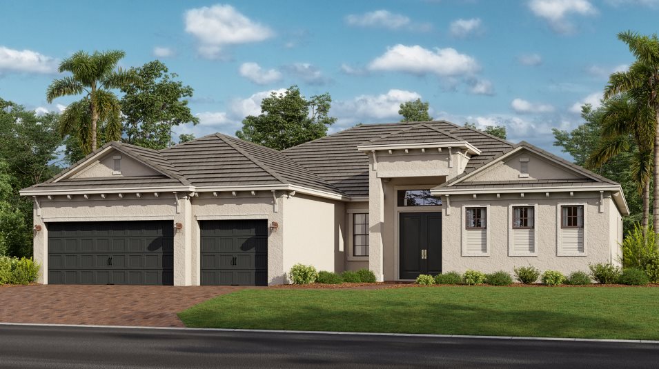 A ranch-inspired exterior 