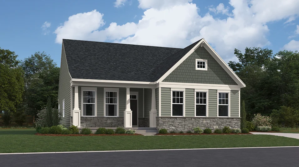 1105 Fawncrest Estates Lexington Craftsman Stone Watertable CWF