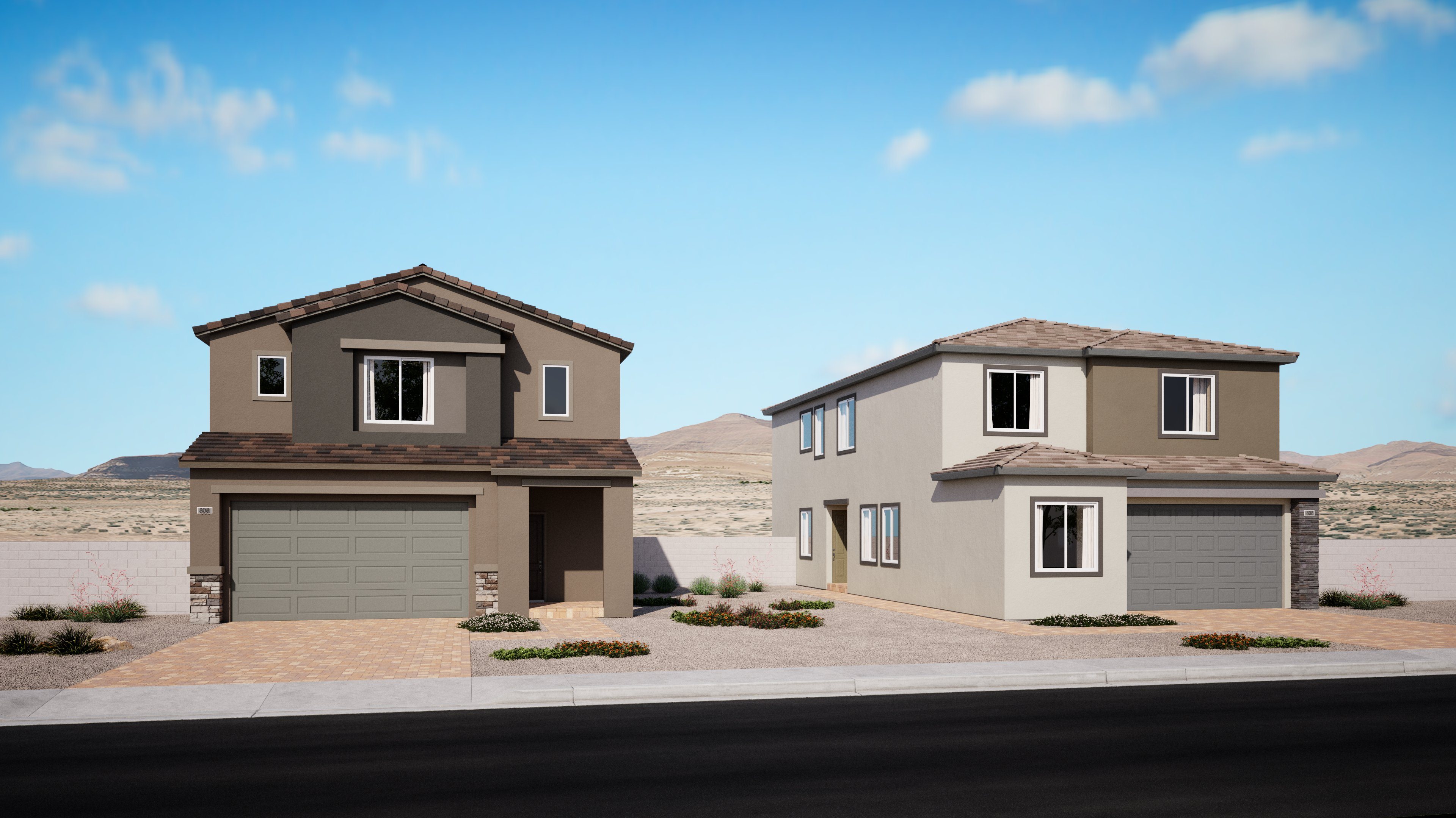 Illustration of new homes