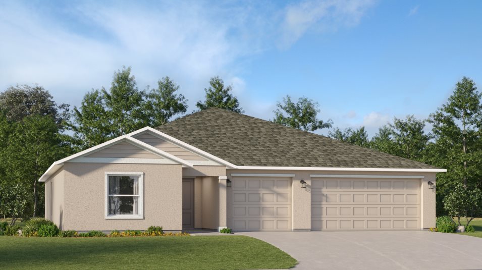 A ranch-inspired exterior 