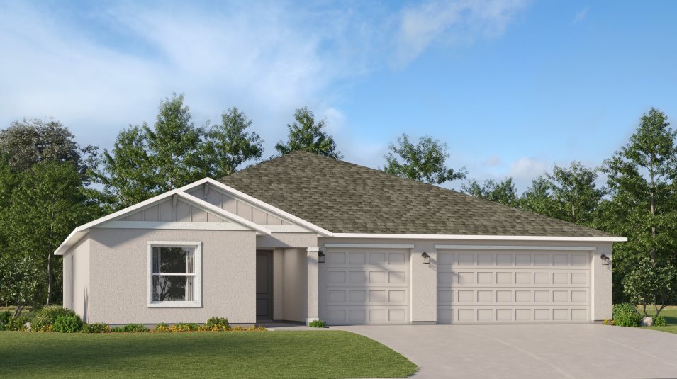 A ranch-inspired exterior 