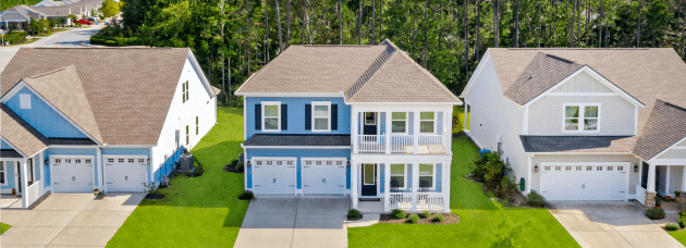 Exterior of multi-family home
