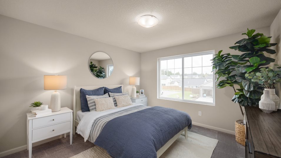 Bedroom 4 styled as a guest room