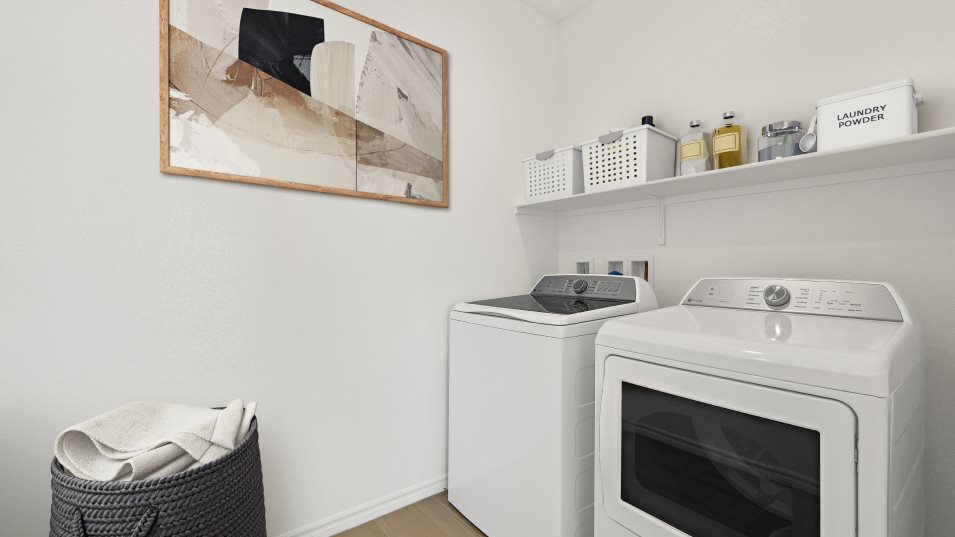 Laundry room interior
