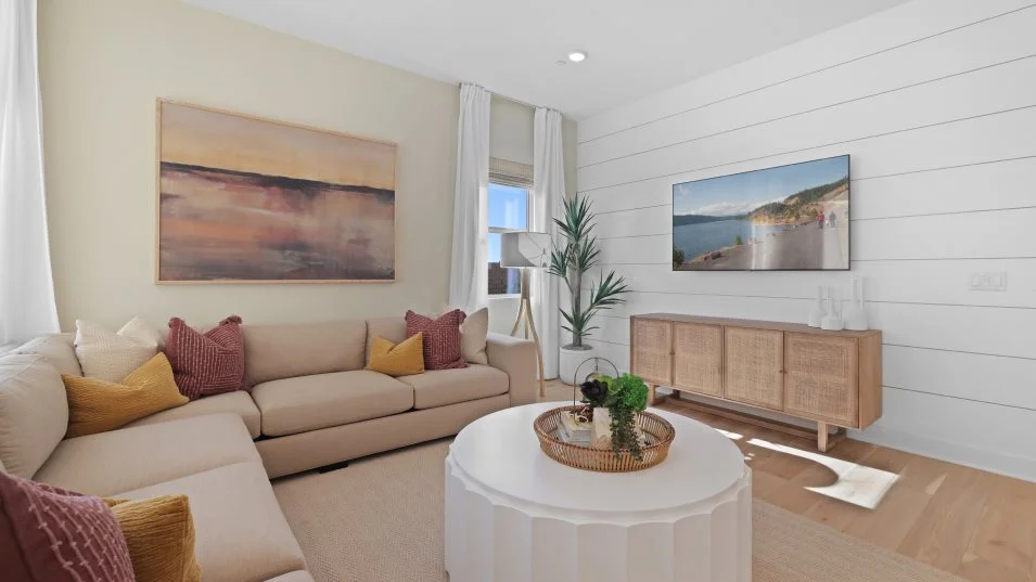 Furnished living room space