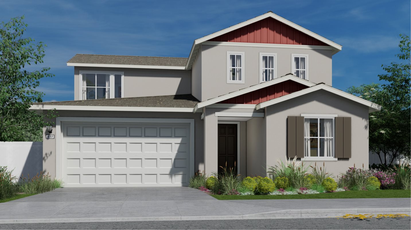 Elevation B - Modern Farmhouse
