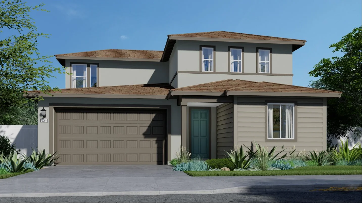 Elevation A - Modern Seaside