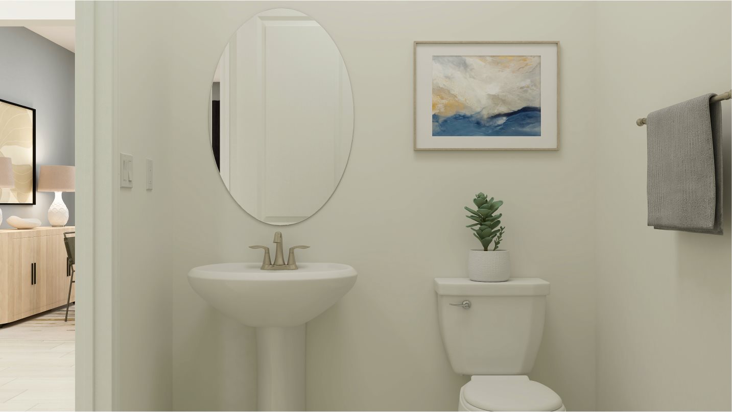 Daybreak powder room