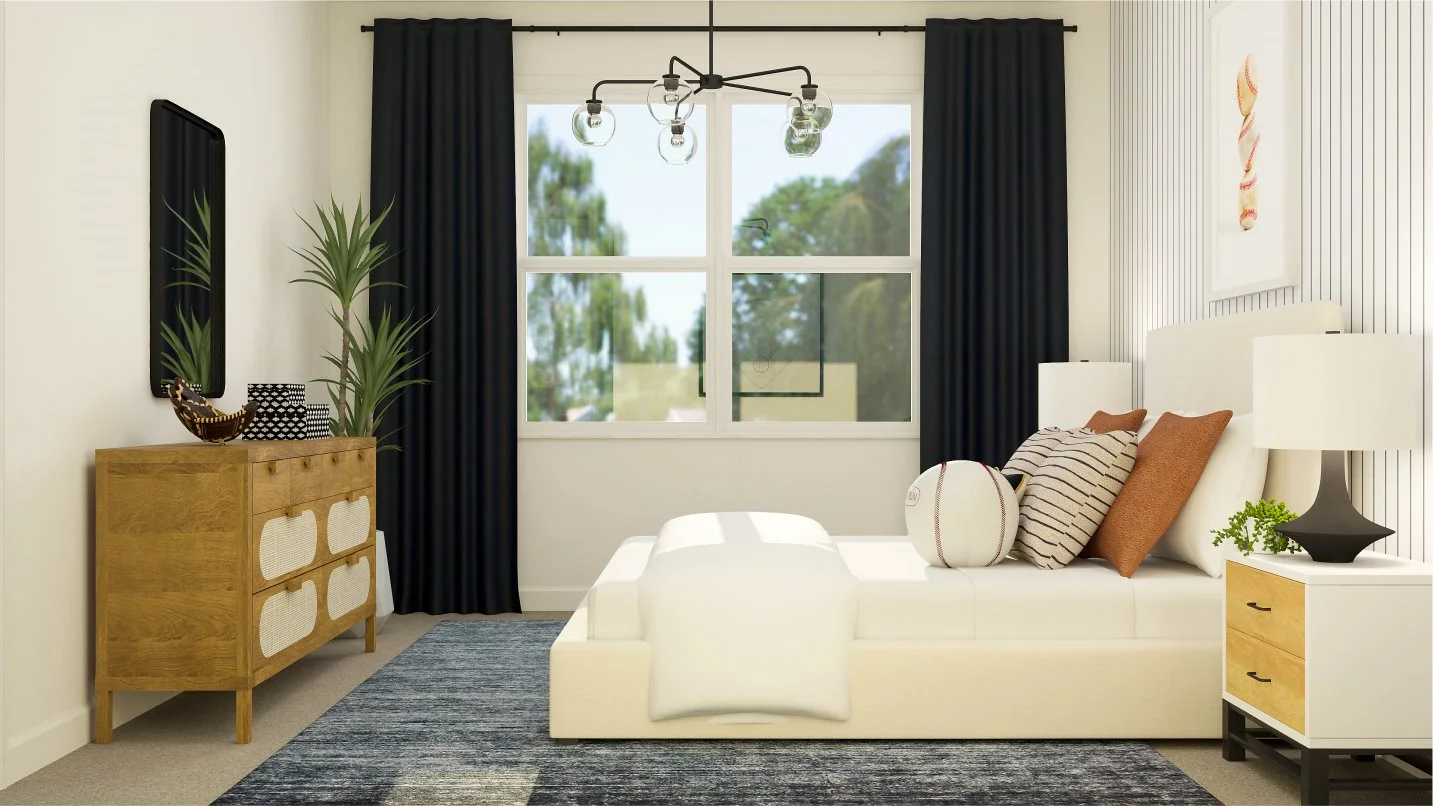 Lavender second bedroom